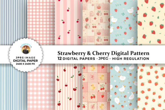 Download Floral &amp; Gingham Digital Patterns - Gingham digital patterns Collection