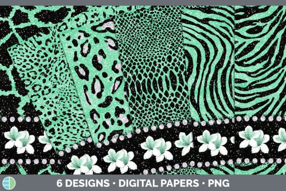 Download Green Animal Print Backgrounds | Flower - Animal print backgrounds Collection