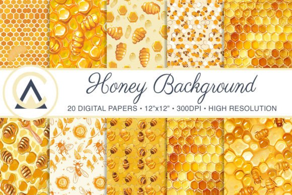Download Honeycomb Honey Bee Background Seamless - Honeycomb Collection