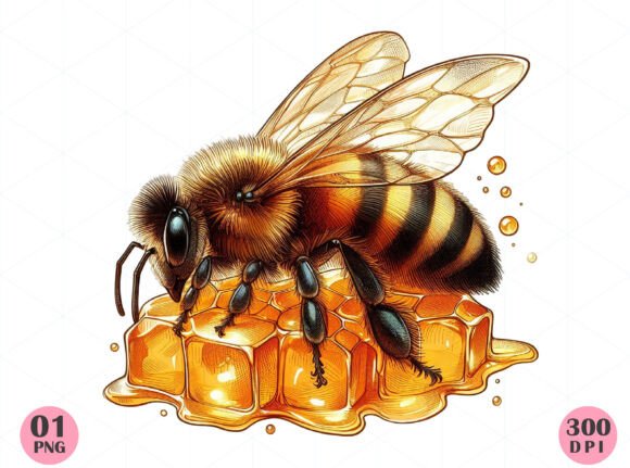 Download Honeycomb Honey Bee Sublimation Png - Honeycomb Collection