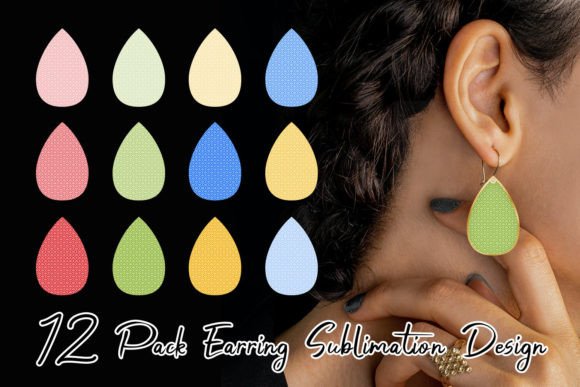 Download Mermaid Scales Pattern Pastel Earring - Mermaid scales pattern Collection