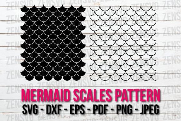 Download Mermaid Scales Pattern SVG Cut File - Mermaid scales pattern Collection