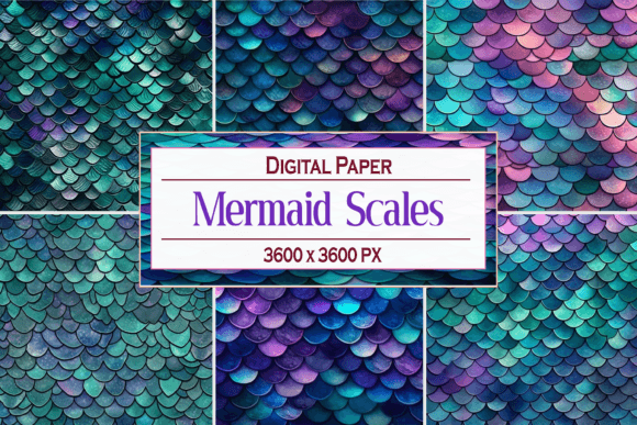 Download Mermaid Scales Pattern - Mermaid scales pattern Collection