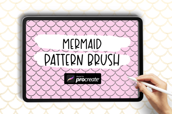 Download Mermaid Scales Pattern Procreate Brush - Mermaid scales pattern Collection