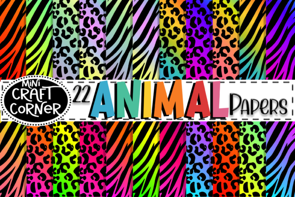 Download Animal Rainbow Papers - Premium Resources