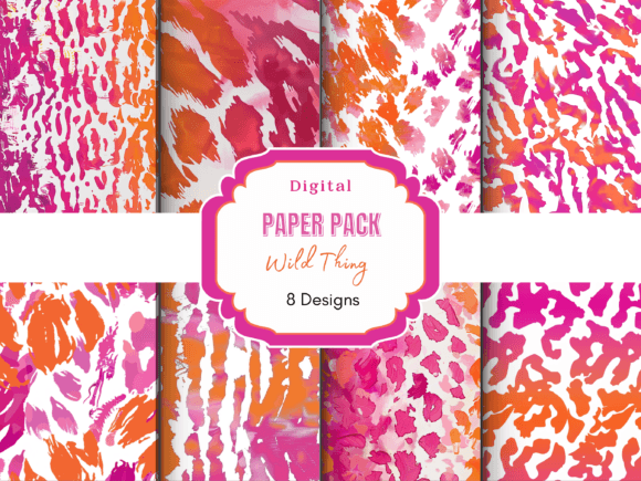 Download Bright Animal Print Digital Paper - Animal print digital paper Collection